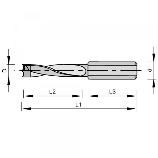 Stehle 177201  2033 Dübelbohrer- mit Rückenführung Zeichnung